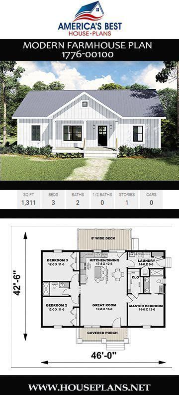 One Story Farmhouse Plans Under 2000 Square Feet 1 Low Cost 2000