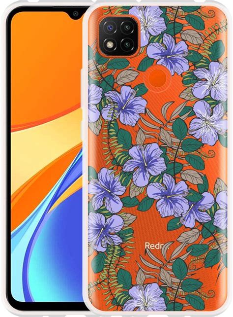 Xiaomi Redmi C Hoesje Purple Flowers Designed By Cazy Bol