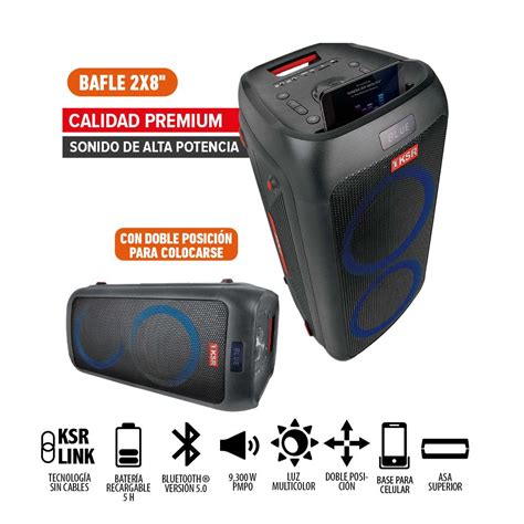 BAFLE KSR RECARGABLE 28 KSW 0208 Tiendas Aguirre