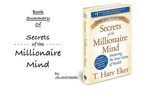 Unlocking The Secrets Of The Millionaire Mind A Comprehensive Summary