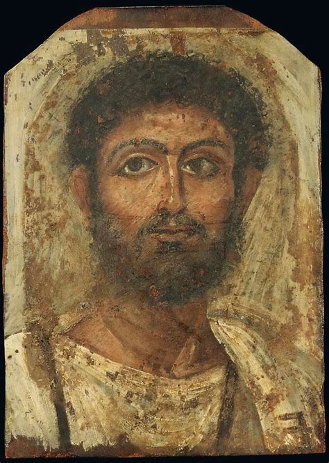 Fayum Mummy Portrait Male Circa Nd Century Christie S Picryl