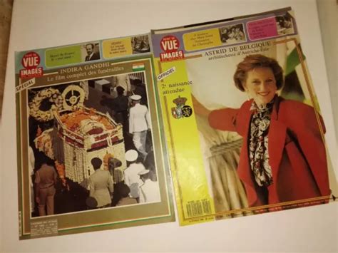 LOT DE 5 Revues Point De Vue Image Du Monde Elisabeth Ii Diana