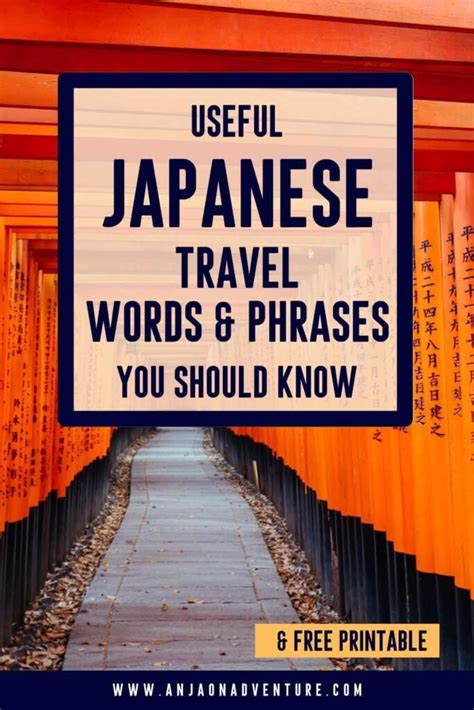 73 Essential Japanese Travel Phrases For Tourists Visiting Japan