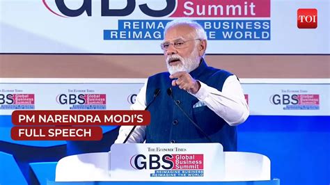 at et global business summit: PM Narendra Modi’s full speech at ET ...