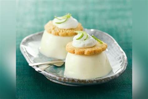 Panna Cotta Comme Une Tarte Au Citron Vert Recette Version Femina