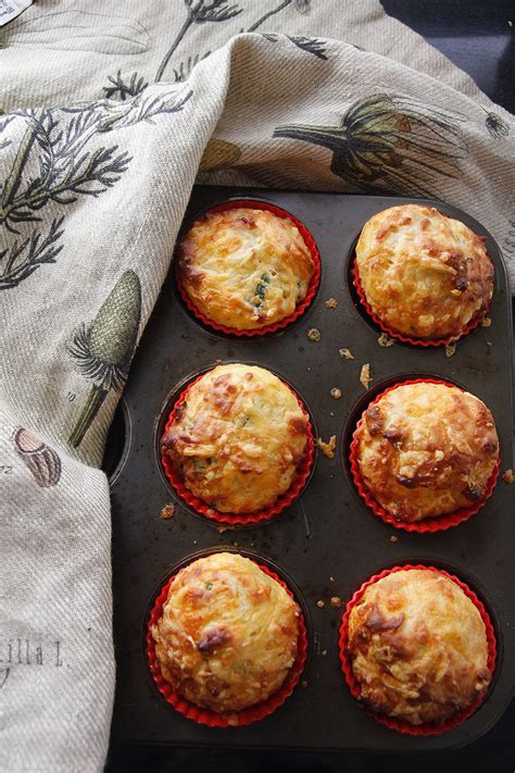 Quick And Easy Cheese Muffins With Herbs Recipe Easy Cheese Food