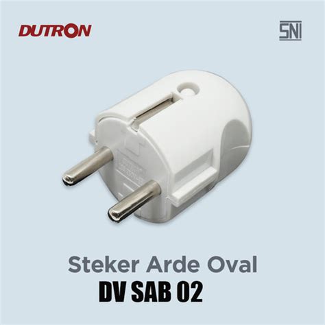 Jual Dutron Dv Sab Steker Arde Oval Colokan Listrik Pin Kuningan