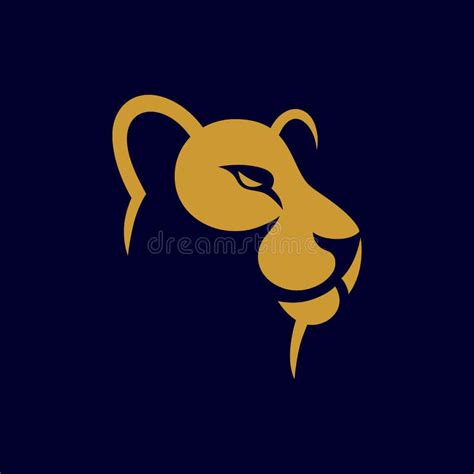 Lioness Logo Vector Lion Design Template Shop Or Boutique Illustration Stock Vector