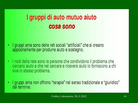 Principi Teorici Dei Gruppi Di Auto Mutuo Aiuto Ppt Scaricare