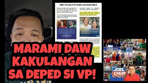 Manila Congressman Hiniling Na Mag Resign Si Vp Sara Duterte Sa Deped