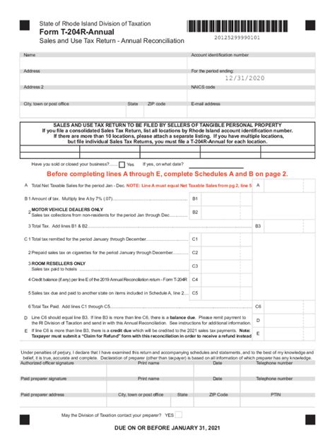 Inc Ri Annual Report Forms Reportform Net