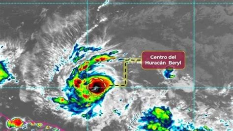 Beryl Huracán Categoría 4 Amenaza El Caribe No Hay Peligro Para México