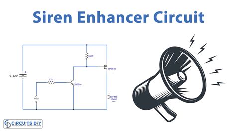 Siren Enhancer Circuit Using IRF9540 P-Channel Power MOSFET