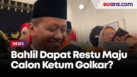 Akui Bertemu Jokowi Dan Jk Bahlil Dapat Restu Maju Calon Ketum Golkar