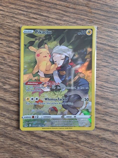 Pikachu Tg Trainer Gallery Ultra Rare Pokemon Card Lost Origin Hobbies