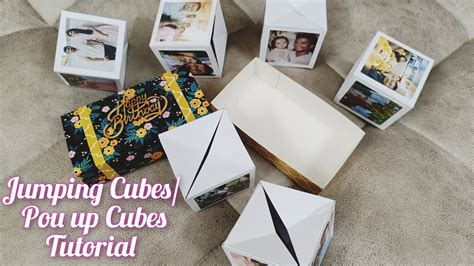 Pop Up Cubes In A Box Tutorial How To Make Popup Cubes Box Jumping