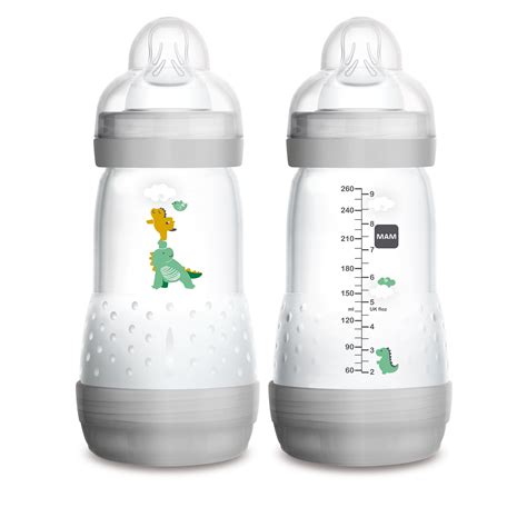 MAM Easy Start Anti-Colic Bottle & 9 oz (2-Count) & Baby Essentials ...