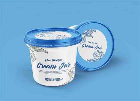 Free Cream Jar Mockup Psd Set Good Mockups