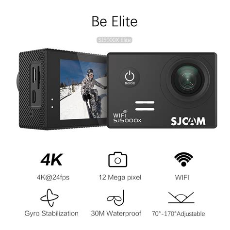 SJCAM SJ5000x Elite 4K Action Camera Xtreme Sport DV Ltd Canada