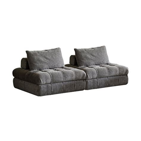 Block Modular Gray Affordable Upholstered Velvet Sectional Sofa&Couch ...