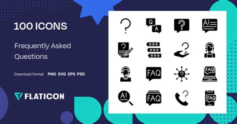 Pack De Iconos Frequently Asked Questions Solid Iconos Svg