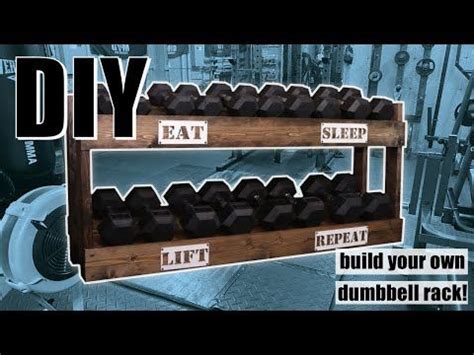 Diy Dumbbell Rack Made From Wood Easy To Follow Step By Step Directions