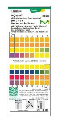 Papel Indicador Ph A Fita Ph Merck Tiras Mercadolivre