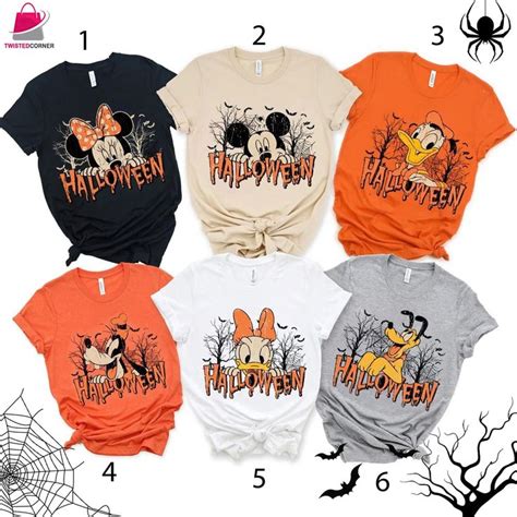 Vintage Disney Halloween Family Shirts, Disney Family Vacation Shirts ...