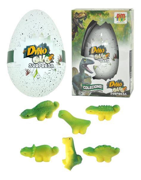 Kit Dino Ovo Dinossauro Surpresa Água Que Cresce Grande 11cm