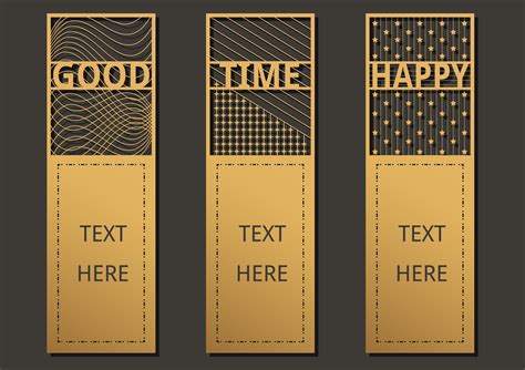 Bookmark wording template 622144 Vector Art at Vecteezy