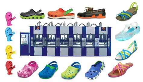 Automatic One Colors EVA Shoes Crocs Slippers Injection Molding Machine