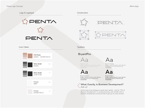 Penta - Logo design by Ario on Dribbble