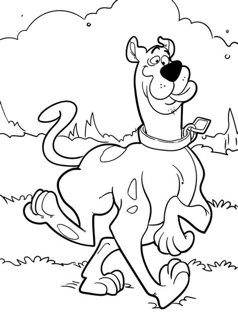 Coloriage Scooby Doo Stupide T L Charger Et Imprimer Gratuit Sur