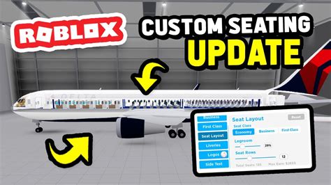 Custom Seating Update In Cabin Crew Simulator Roblox Youtube