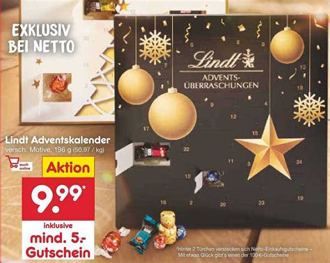 Lindt Adventskalender Angebot Bei Netto Marken Discount Prospekte De