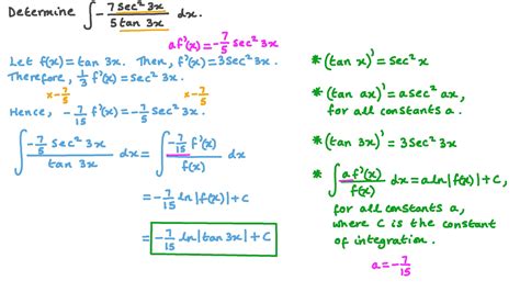 Question Video Finding The Integration Of A Function Involving