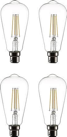 TEKLED ST64 Filament Vintage LED Bulbs B22 Bayonet Cap Energy