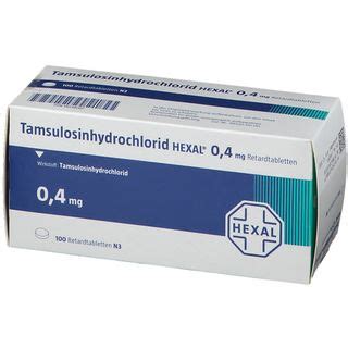 Tamsulosinhydrochlorid HEXAL 0 4 Mg 100 St Mit Dem E Rezept Kaufen