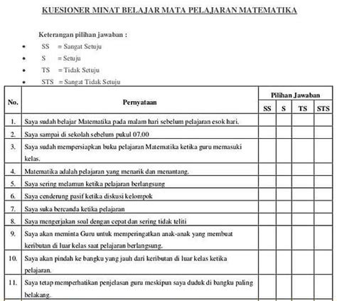 Kuesioner Penelitian Contoh Dan Cara Membuat Riset