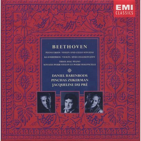 Beethoven Trios Pour Piano Violon Violoncelle Sonates Pour