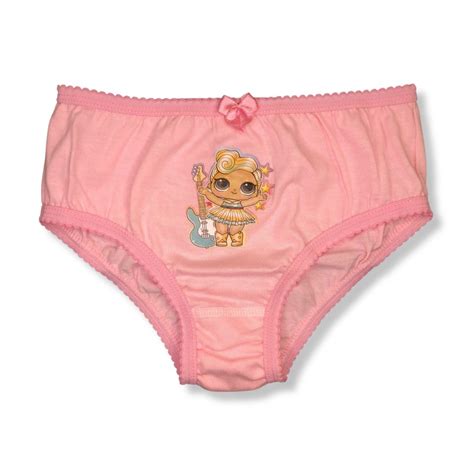 Kit c 3 Calcinha Infantil Boneca Doll Graça Menina Galé Lingerie Calcinhas sutiãs cuecas