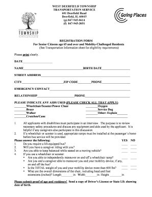 Fillable Online Westdeerfieldtownship Client Registration Form West