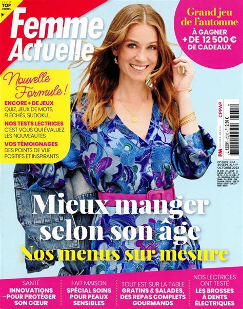 Femme Actuelle N° 2035 Abonnement Femme Actuelle Abonnement