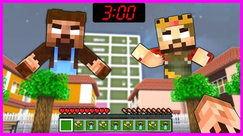 ARDA VE RÜZGAR GECE SAAT 3 TE DEV OLDU ŞEHRE SALDIRDI Minecraft