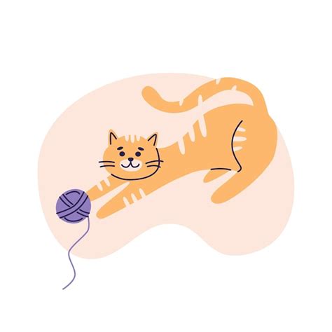 Cats Playing With Yarn