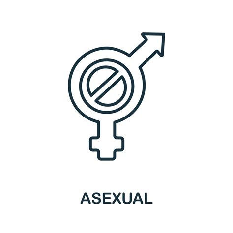 Asexual Icon From Lgbt Collection Simple Line Asexual Icon For Templates Web Design And