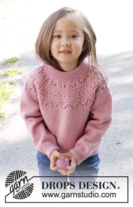 Running Circles Sweater Pull tricoté de haut en bas pour enfant en