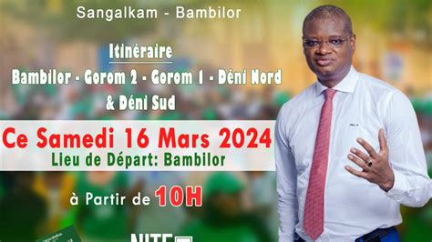 DIRECT Présidentielle 2024 Caravane Pur Commune de Bambilor YouTube