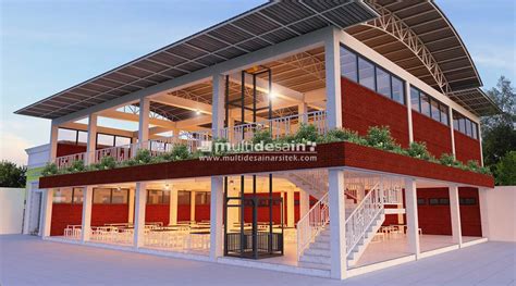 Gedung Makan Putri Bergaya Modern Multidesain Arsitek