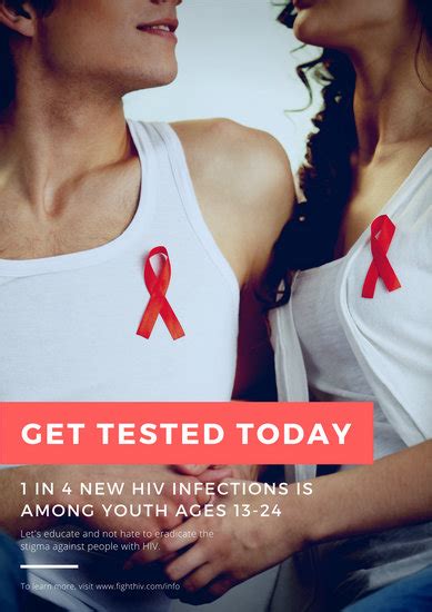 Customize 36+ HIV / AIDS Poster templates online - Canva